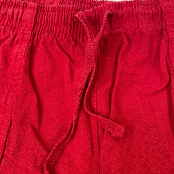 Erika Womens Petite Red Drawstring Pants Size PXL - Picture 5 of 7
